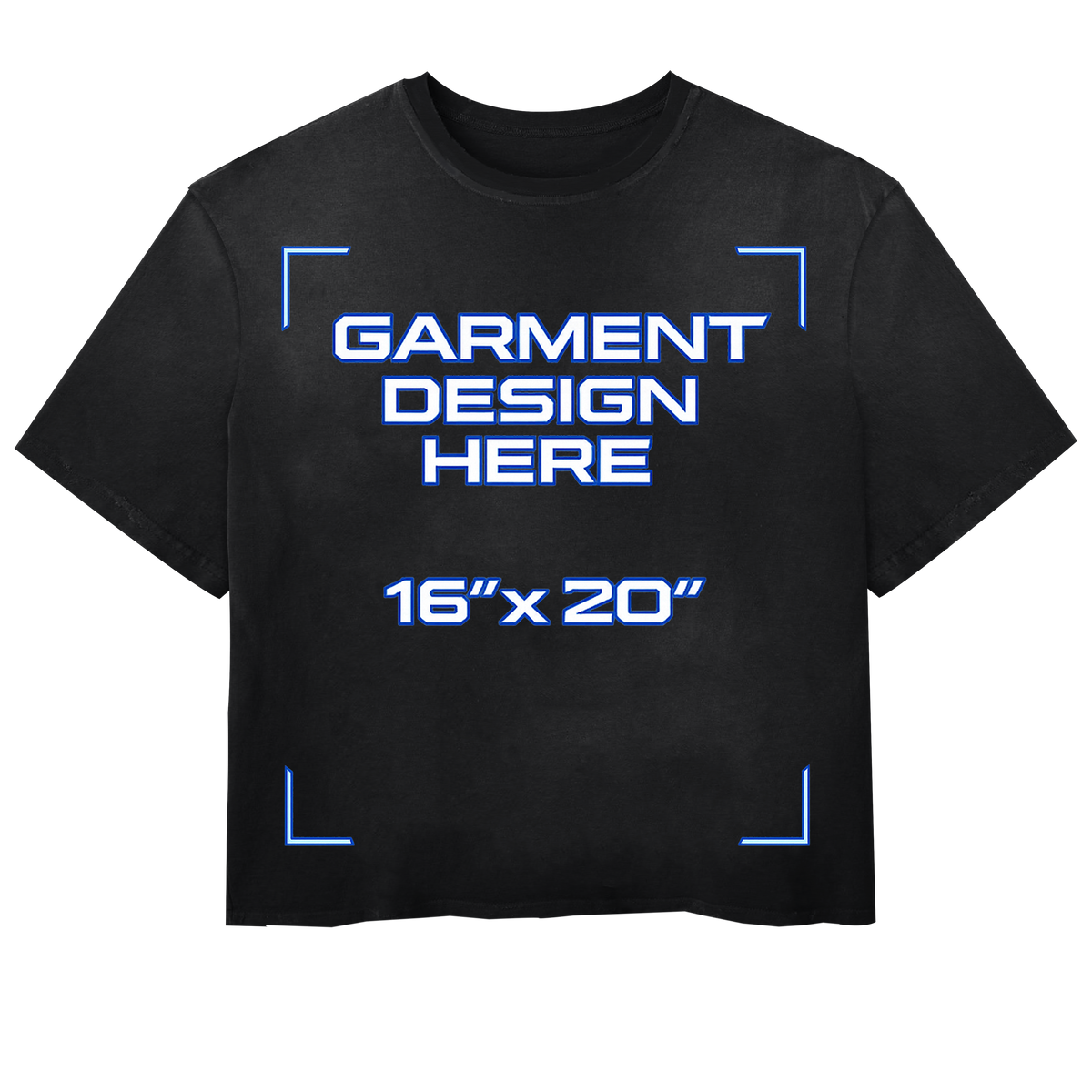 Custom Black Vintage Tee