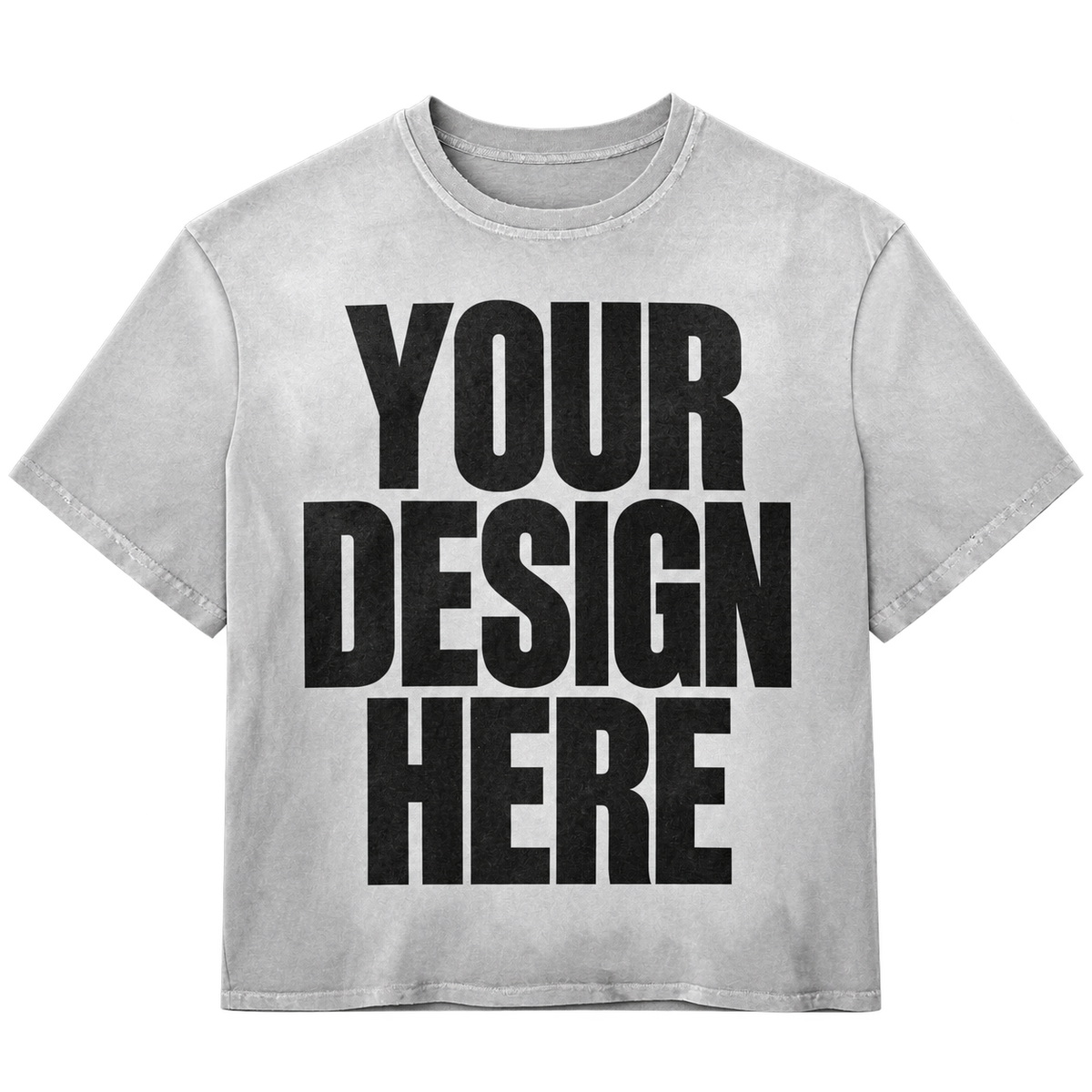 Custom White Vintage Tee — Your Design Here