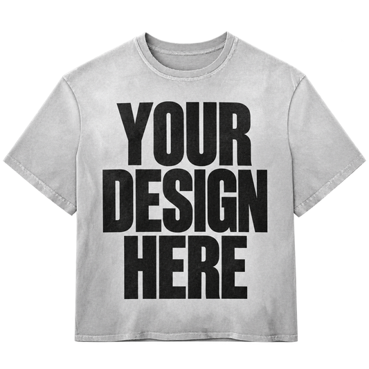 Custom White Vintage Tee — Your Design Here
