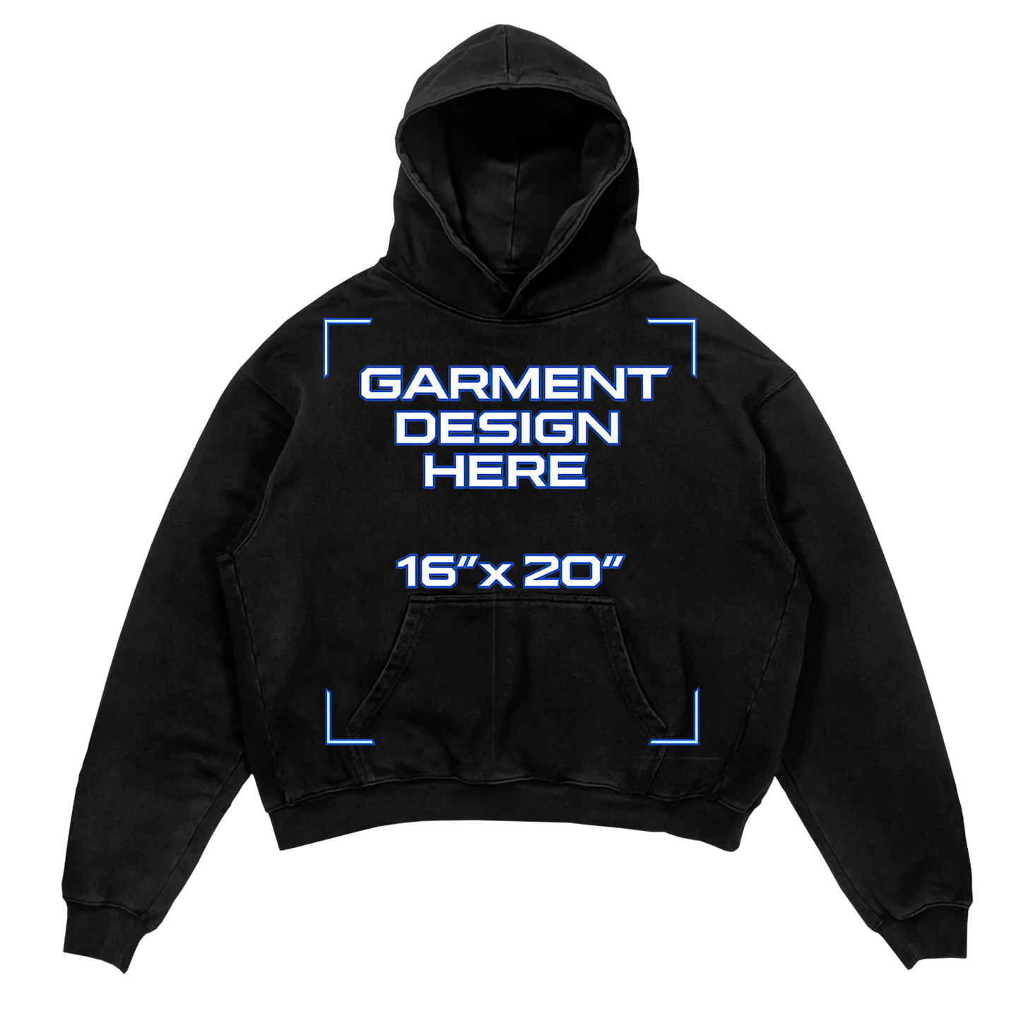 Custom Black Hoodie