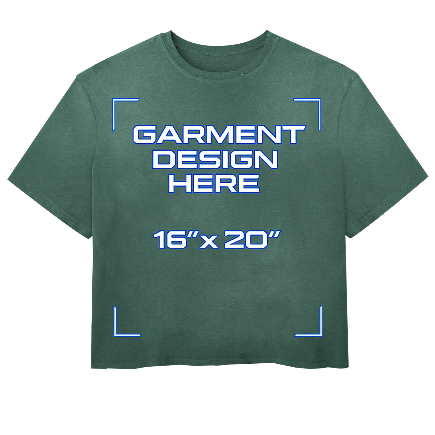 Custom Green Vintage Tee