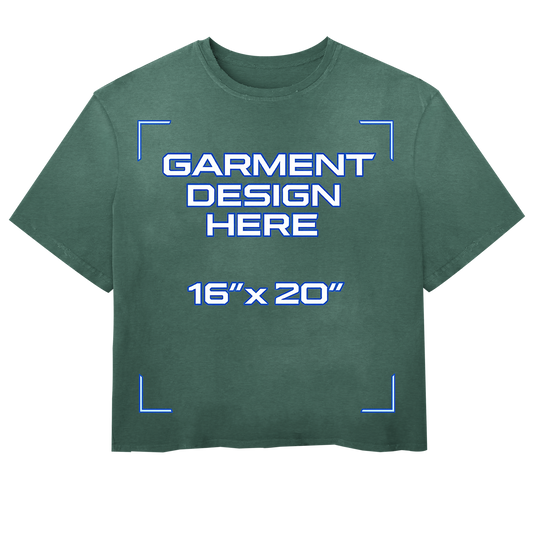 Custom Green Vintage Tee