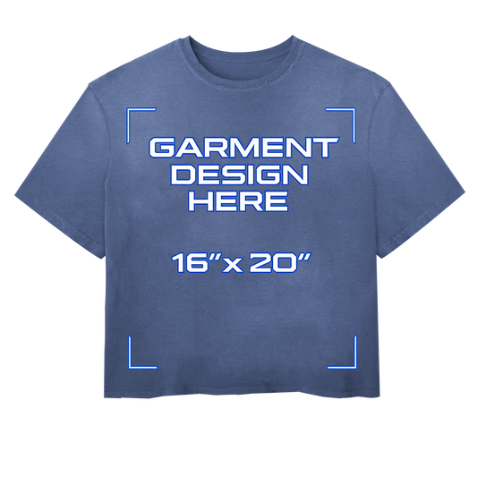 Custom Blue Vintage Tee