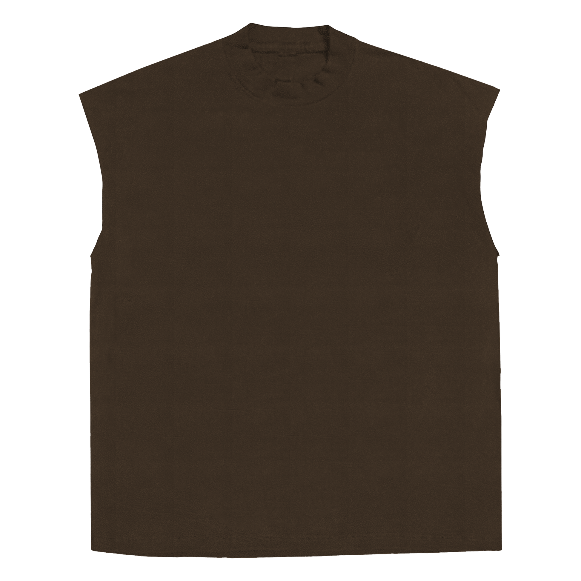 Custom Brown Sleeveless Tee