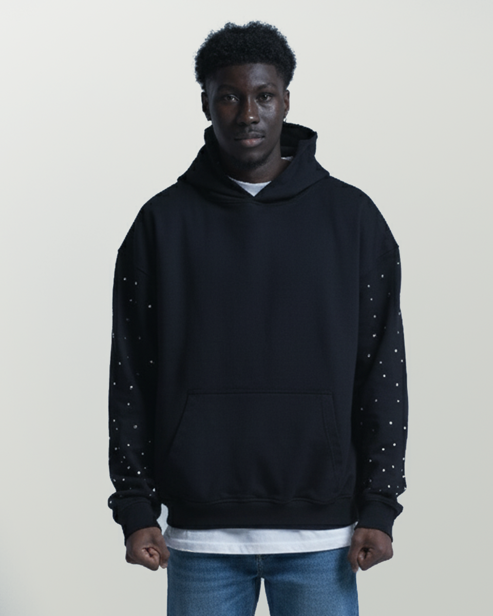 Custom Rhinestone Hoodie