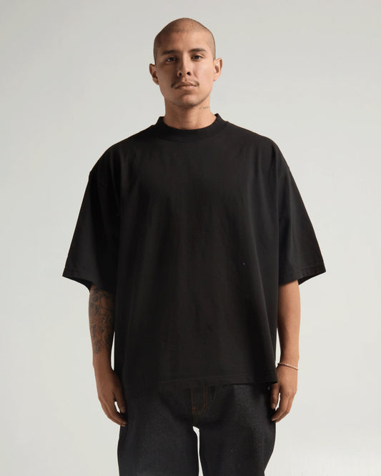 Custom Black Drop Shoulder Tee