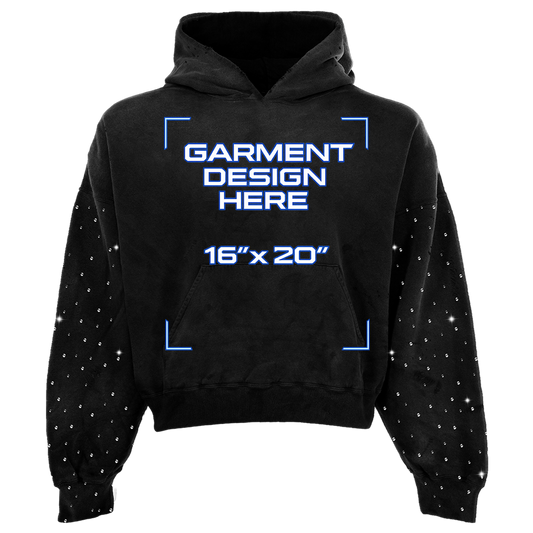 Custom Rhinestone Hoodie