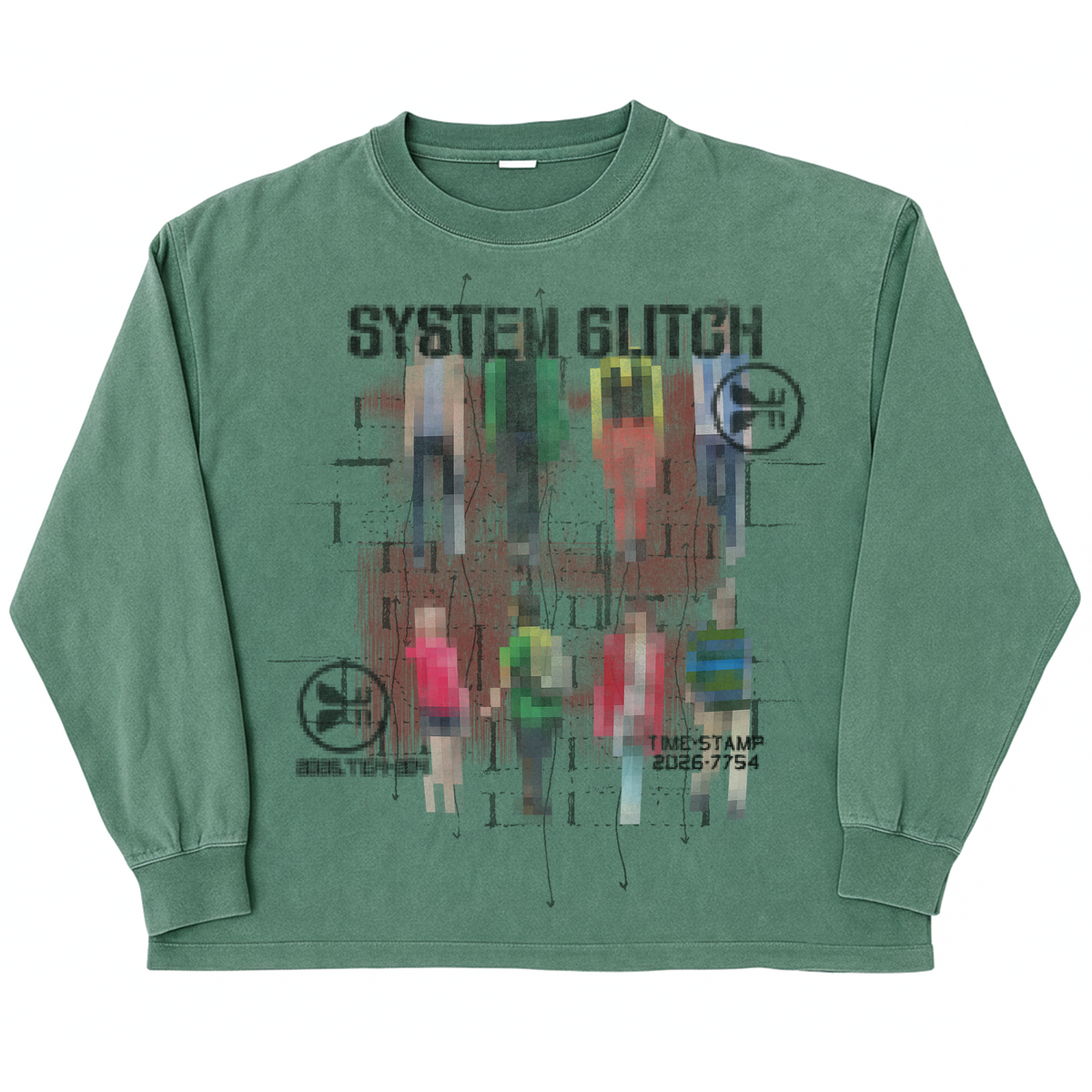 System Glitch L/S Tee