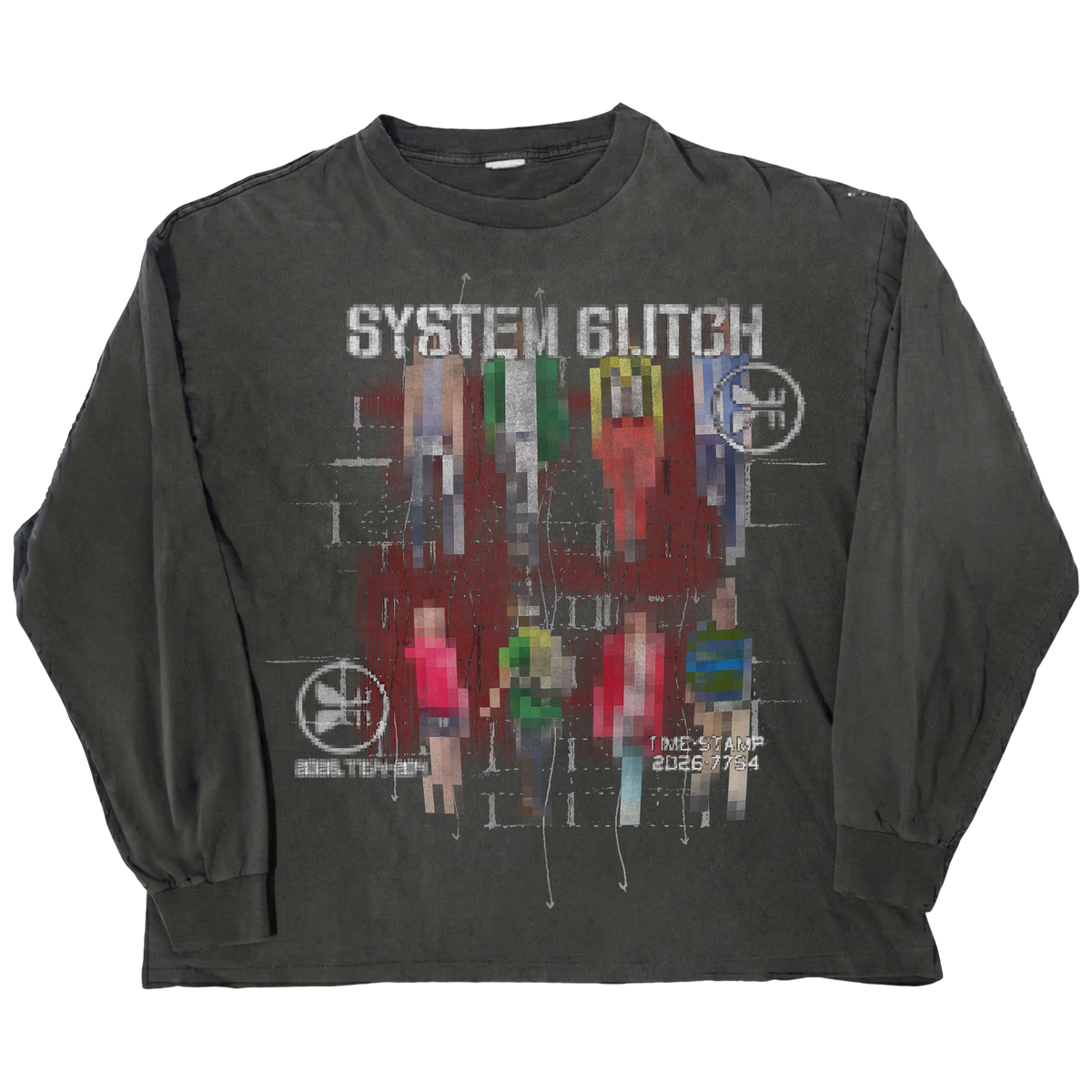 System Glitch L/S Tee