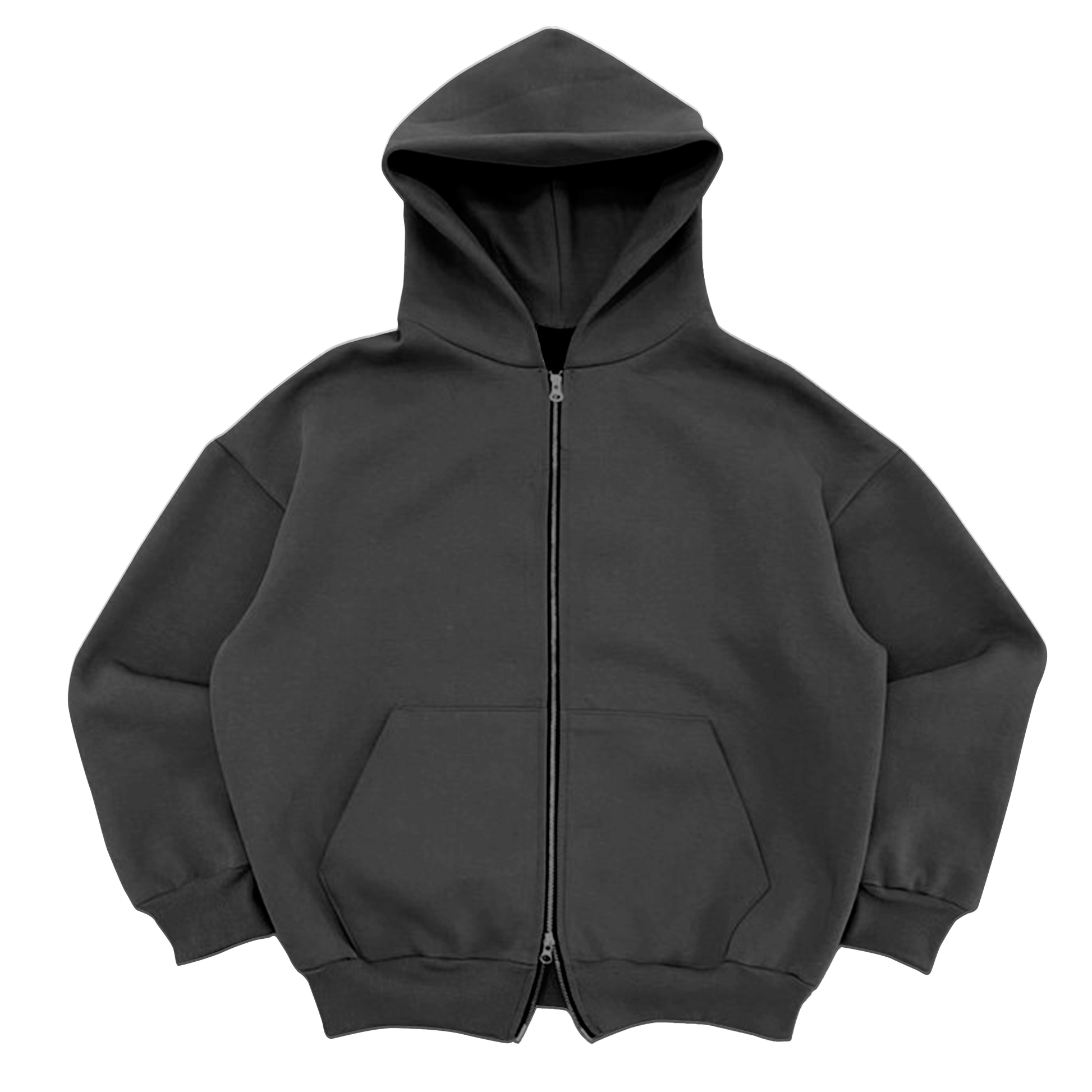 Custom Grey Zip up