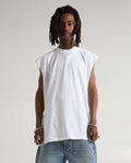 Custom White Sleeveless Tee