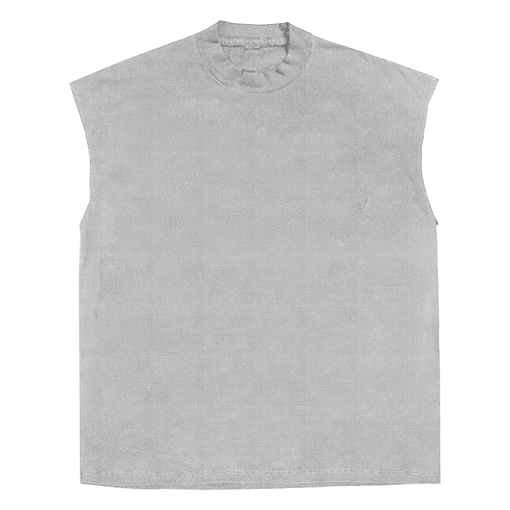 Custom White Sleeveless Tee
