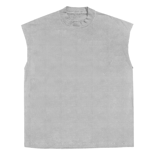 Custom White Sleeveless Tee