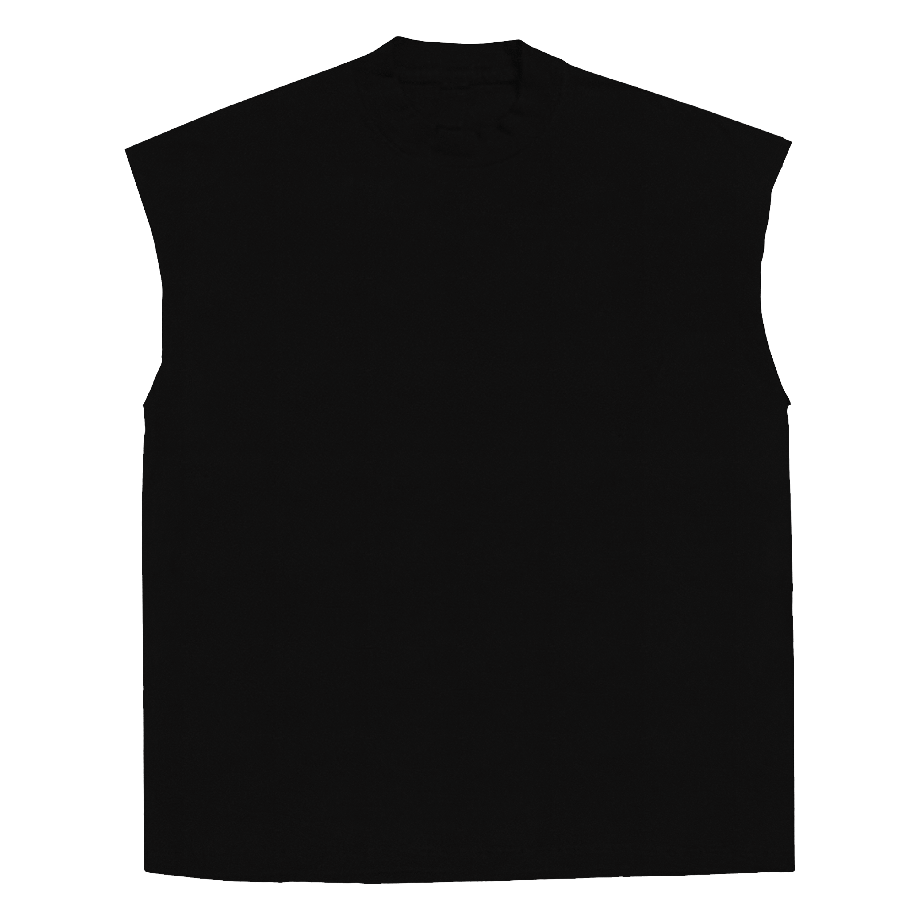 Custom Black Sleeveless Tee