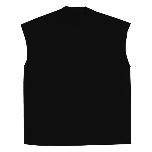 Custom Black Sleeveless Tee