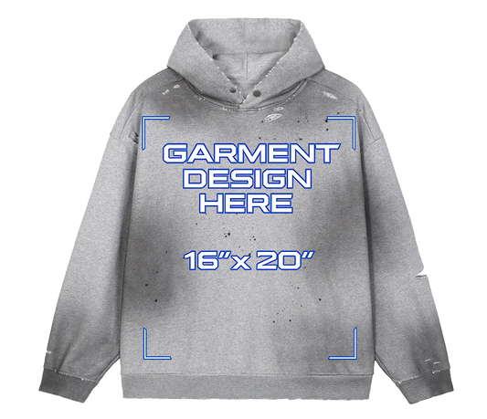 Custom Distressed Hoodie